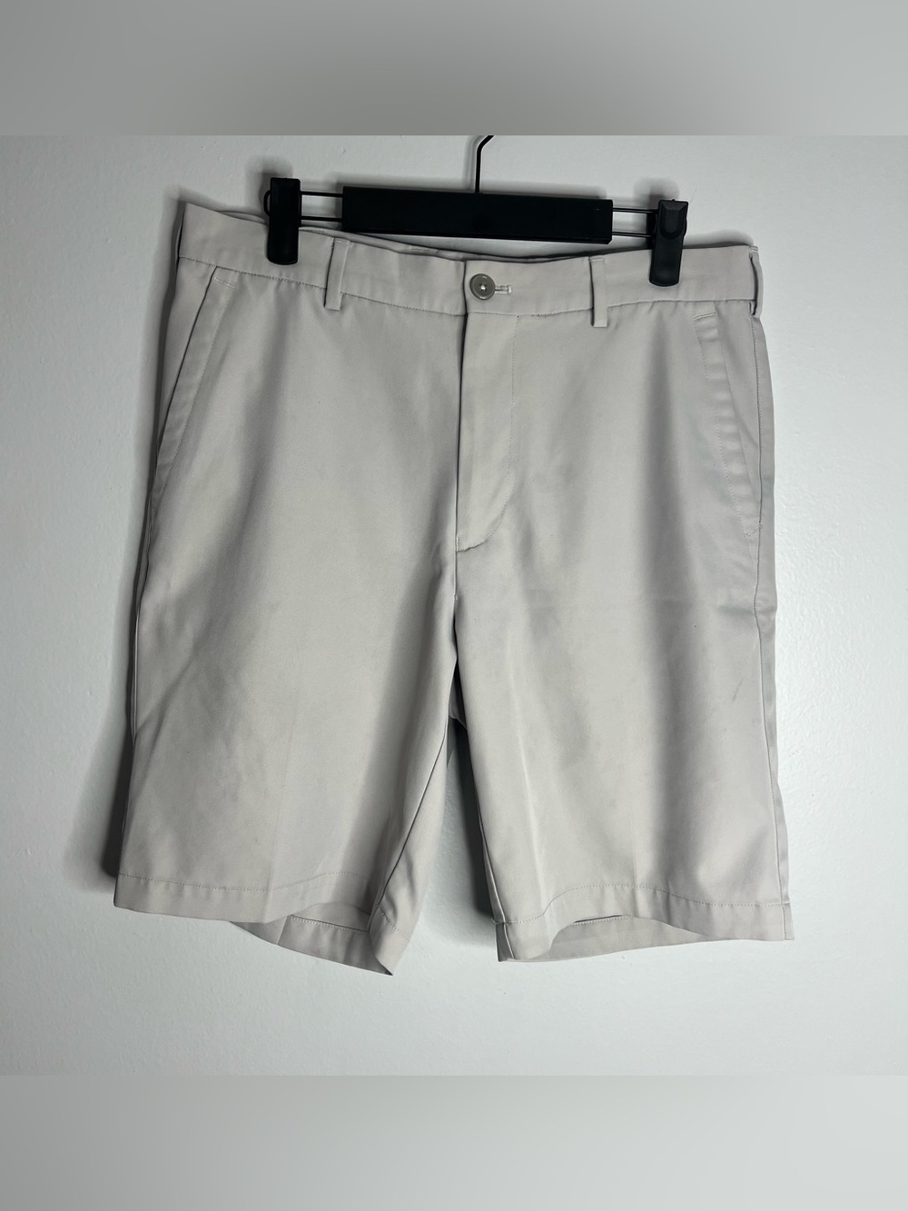 Peter Millar Crown Sport Salem Performance Golf Shorts Mens 32 Grey READ